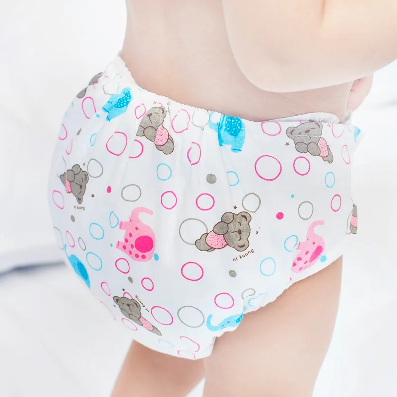 Cotton printed baby diapers pants Baby Diaper cute cartoon friendly