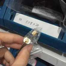 20 мм x 8 мм x 5mm щетка углеродная для Электродвигатель генератор, комплект из 2 предметов