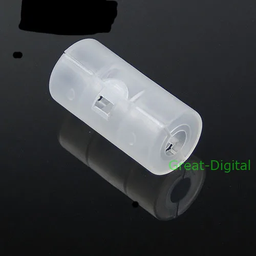 

2x AA to C Size Battery Converter Adaptor Adapter Case