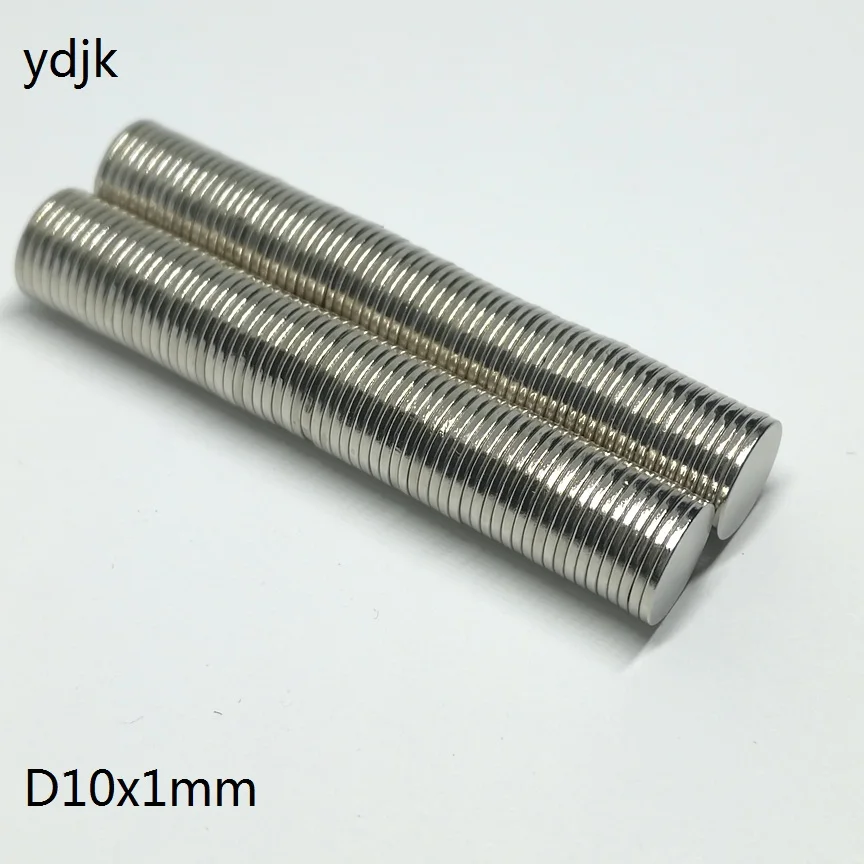 10 шт./лот неодимовый магнит 10*1 мм диск N35 Магнит 10x1 мм сильный неодимовый магнит 10 мм x 1 мм