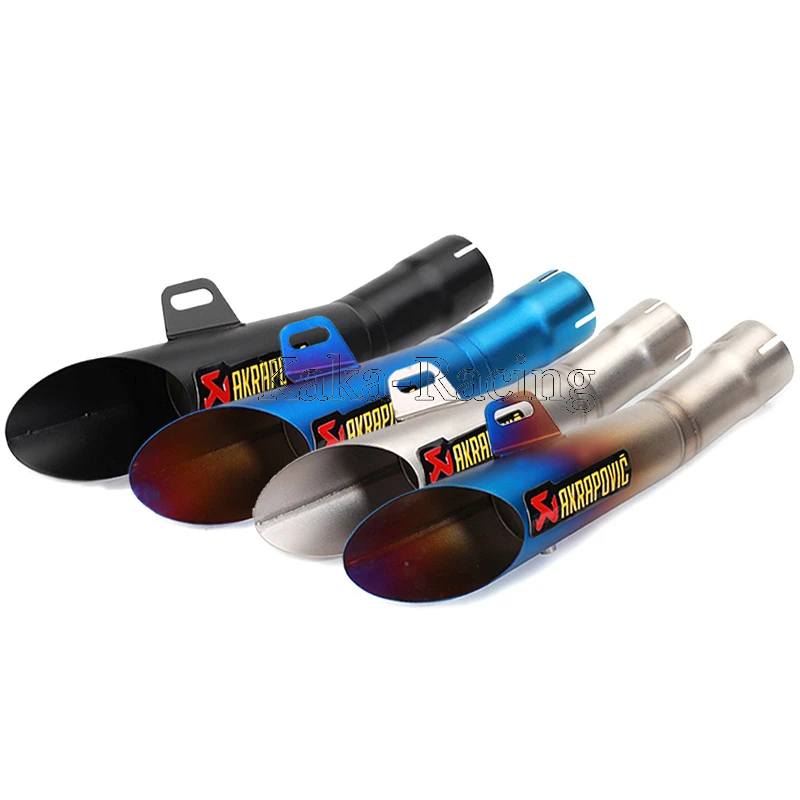 

Inlet 51mm Exhaust Muffler Pipe For Yamaha YZF R6 Laser HP GP Akrapovic Motorbike Motocross Scooter Pipe Escape moto Slip On