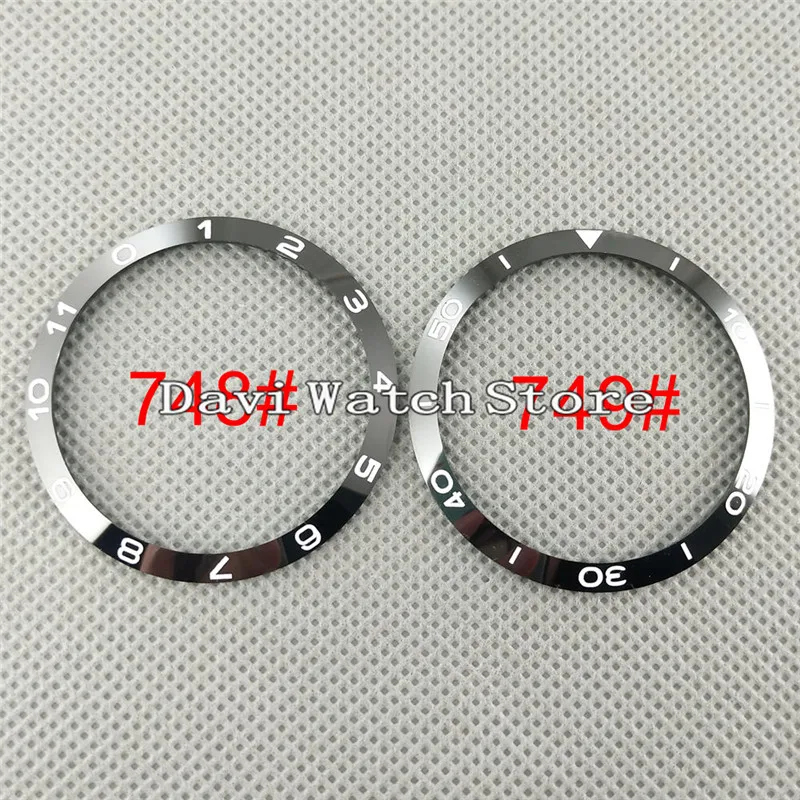 

39mm Black Ceramic Watch Bezel Accessories Kit Fit 41mm Men Watch