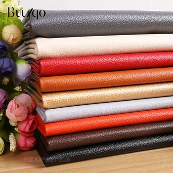 

Buulqo Soft leather fabric sofa car interior leather waterproof leather material litchi artificial PU leather 50*145cm