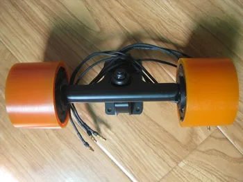 Günstig Neue Ankunft 63mm Dual Hub Motoren Kit Für DIY Elektrische Skateboard Longboard