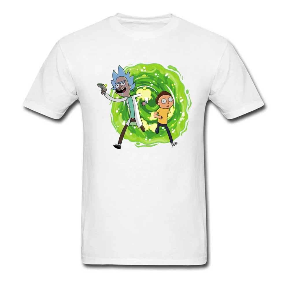 2018 Summer Funny Clothing Mens T-shirt Rick And Morty Comic Tee Shirt White Cotton Tops Anime Cartoon Tshirt For Men |