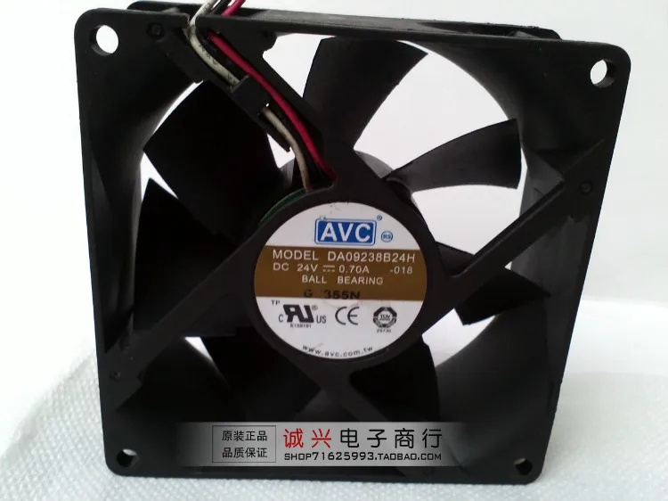 

For avc da09238b24h 24v 0.70a 9cm 9038 frequency converter cooling fan