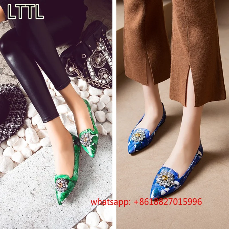 studded flats for women