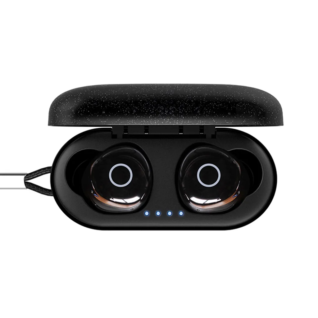 Binmer TWS Bluetooth гарнитура 5,0 бинауральная стерео мини беспроводная гарнитура с зарядным устройством для iOS и Android