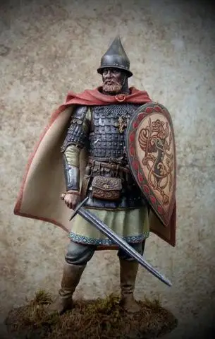 

1/ 24 75mm soldier with sword and Shield Resin figure model kit