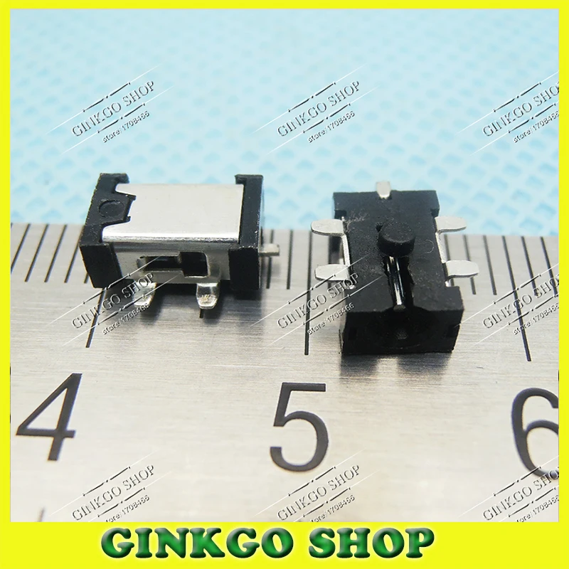 100 шт./лот DC-057 5 SMT Foot Communly Hole dia 2 7 мм ноутбук DC power jack socket mid для планшетных ПК |