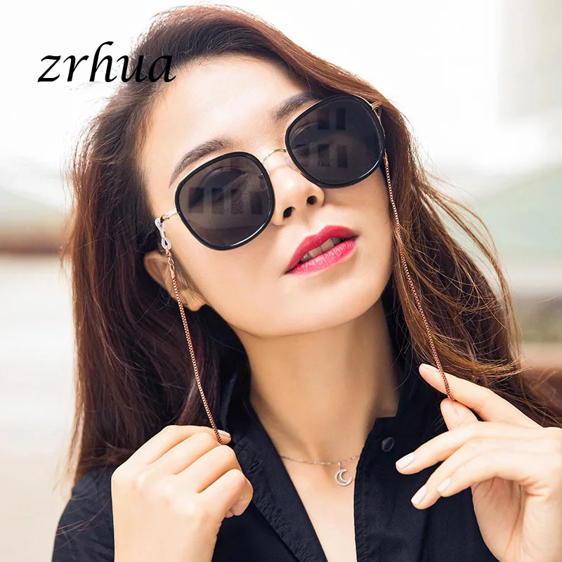 ZRHUA очки ремешок для очков металлическая цепочка для чтения шнур держатель шейный ремешок веревка подарок Мода Новые солнцезащитные очки аксессуары