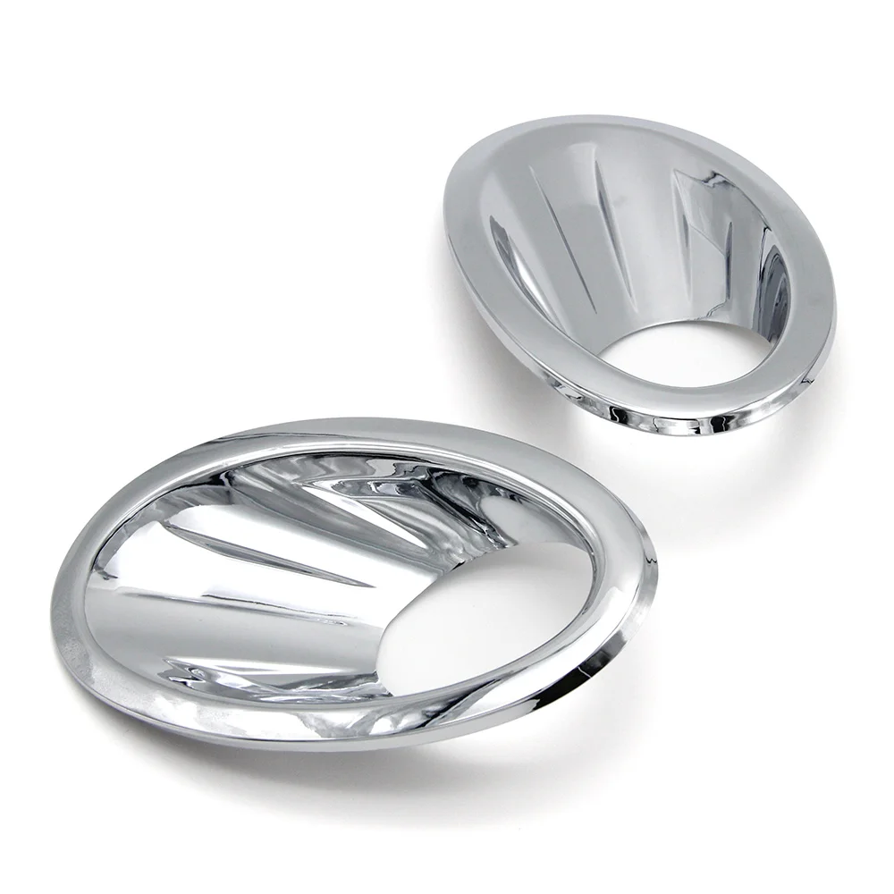 

For Nissan Qashqai And Qashqai+2 2010-2013 ABS Chrome Exterior Front Foglight Fog Light Cover Head Foglights Trims Car Styling