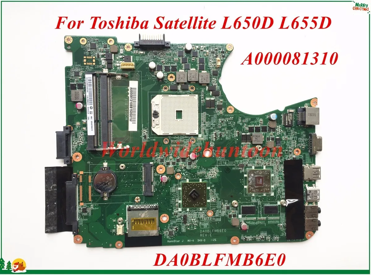 Высококачественная материнская плата A000081310 для ноутбука Toshiba Satellite L650D L655D DA0BLFMB6E0