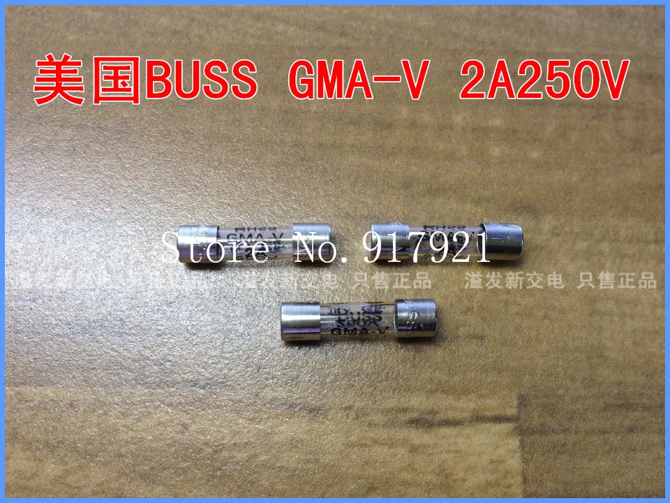 [ZOB] импортная трубка Предохранителя из США Bussmann BUSS GMA-V 2A250V 5X20-200 шт./лот |