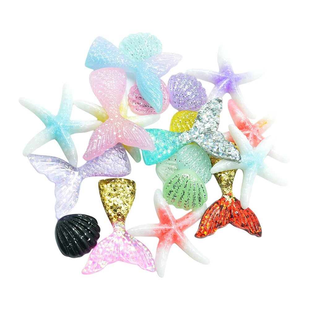 20pcs Sequined RESIN CABOCHON Flatback Embellishment Scrapbooking Craft DIY 20pcs Sequined RESIN CABOCHON Flatback Embellishment Scrapbooking Craft DIY
