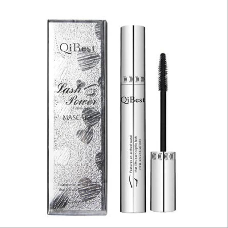 

qibest 3D Black Mascara Waterproof Lengthening Curling Eye Lashes Natural Thick Professional Makeup Bushy Volume Cosmetics