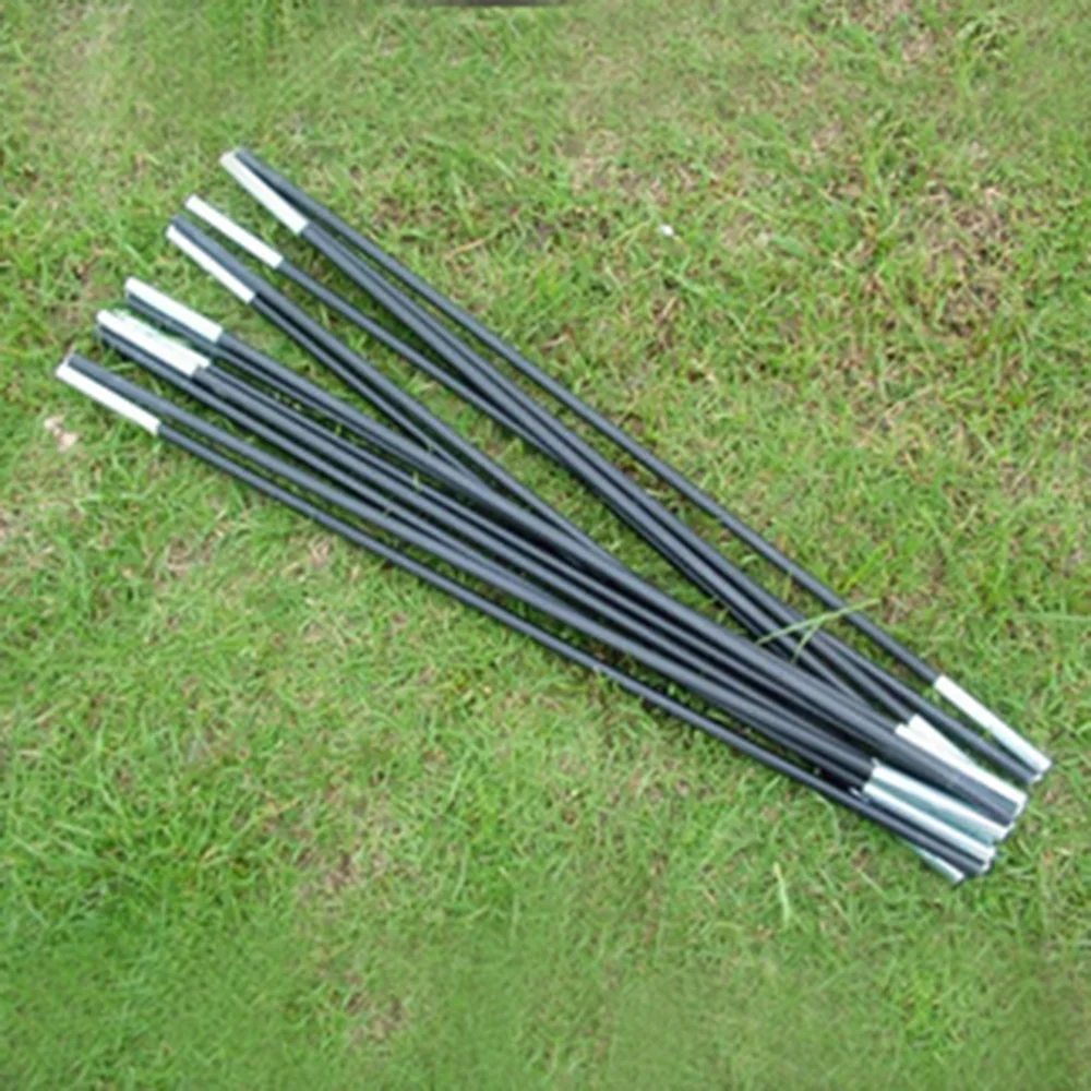 Fiber Glass Automatic Opening Tent Pole Kit Lightweight Camping Travel