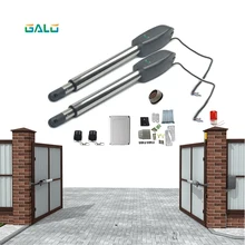 Тяжелый Открыватель двери 110/220 В вход 250 Вт 24 в двигатель постоянного тока распашные ворота Открыватель двери солнечная мощность поддерживается для 400 кг ворот