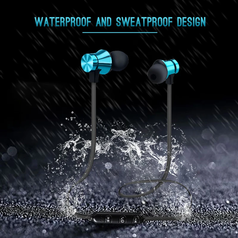 XT11 беспроводные наушники Bluetooth магнитные спортивные водонепроницаемые басы