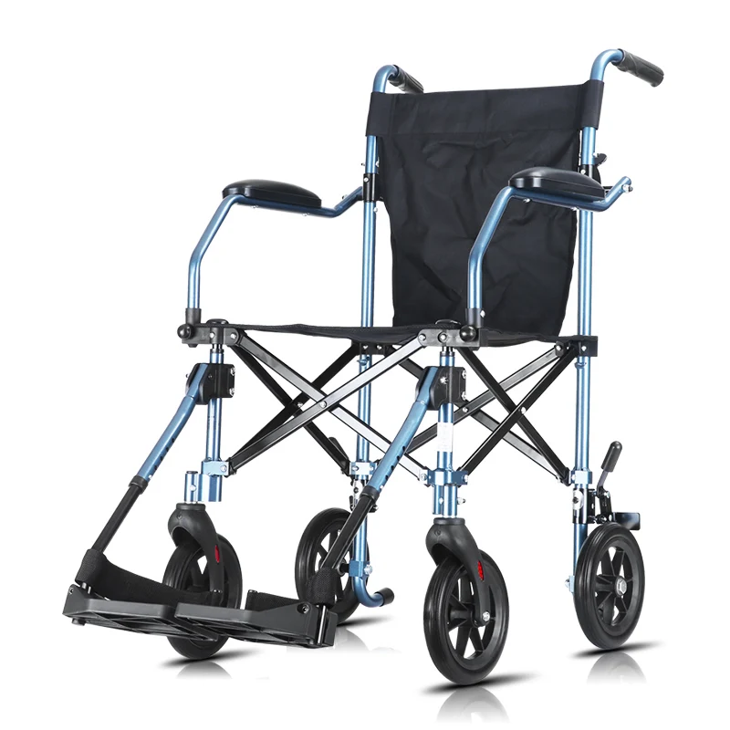 Cofoe Lightweight Folding Wheelchair Portable Manual Wheelchairs Travel Wheel Chair for Old People