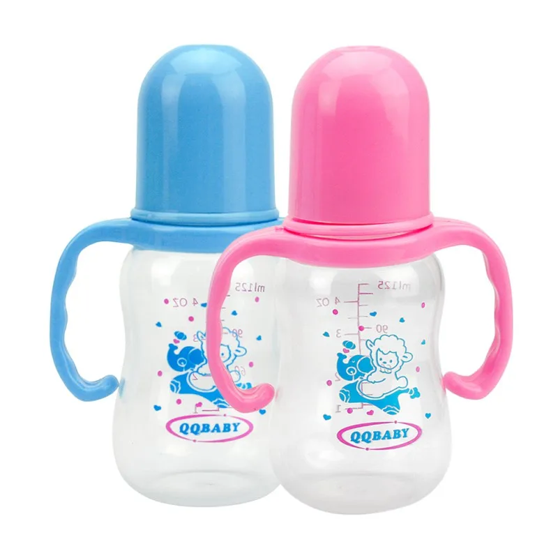 Питатель детская бутылка для молока, бутылка с ручкой для детей, чашка для питание новорожденного, бутылка 125 мл Товары для новорожденных