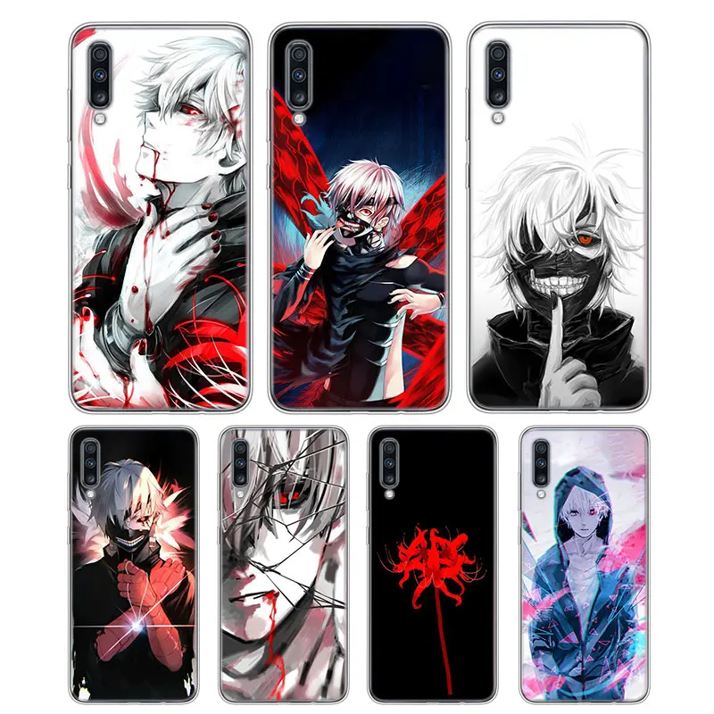 

Transparent Soft Silicone Phone Case Tokyo Ghoul for Samsung Galaxy A10 A30 A40 A50 A70 Cover
