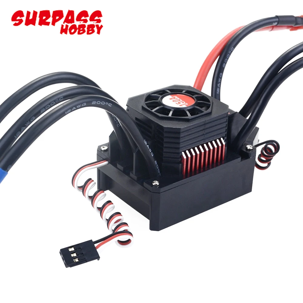 SURPASSHOBBY 4068 2050KV/2650KV водонепроницаемый бесщеточный двигатель с 120A/150A ESC для 1/8 RC