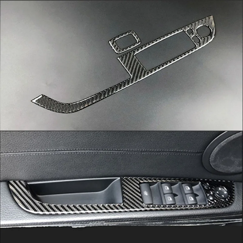 

Carbon Fiber Car Window Lifter Control Panel Frame Cover For BMW Z4 E89 2009-2015 Decorative Stickers Car Interior Accessories