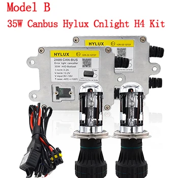 SKYJOYCE Canbus Xenon H4 Биксенон HID комплект H4 HID Hi/Lo луч Cnlight H4-3 лампа 4300K 6000K 35W Hylux 2A88 Canbus HID балласт комплект - Испускаемый цвет: Model B