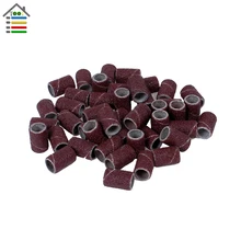 102pc 120 Grit Nail Art Sanding Bands Sander Manicure Pedicure Drill Machine For Dremel 4000 Rotary