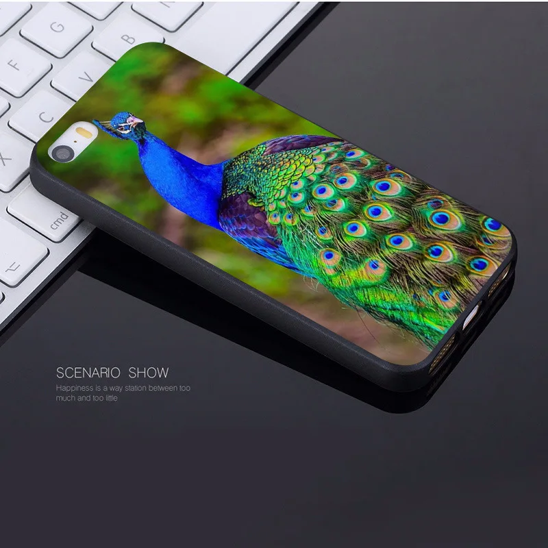 MaiYaCa جميلة الطيور الطاووس الريش كوكه شل جراب هاتف ل أبل فون 8 7 6 6 S زائد X XS XR XSMax 5 5 S SE الهواتف المحمولة