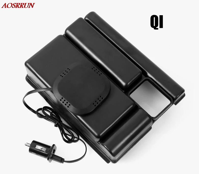 QI Беспроводная зарядная коробка для Nissan X-TRAIL Rogue T32- центральный поддон для хранения подлокотник контейнер коробка автомобильные аксессуары