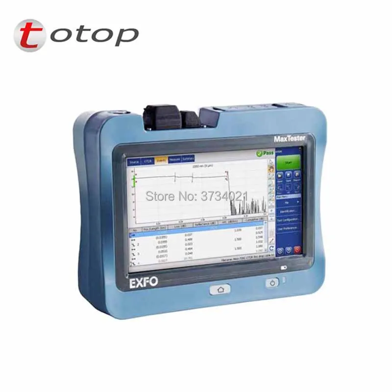 Нескольких языков OTDR EXFO MaxTester-720C оптический рефлектометр SM OTDR 1310/1550 нм 36/35dB 7-дюймовый сенсорный экран