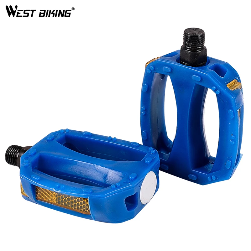 Велосипедные педали WEST BIKING multicolor детские велосипедные из жесткого пластика