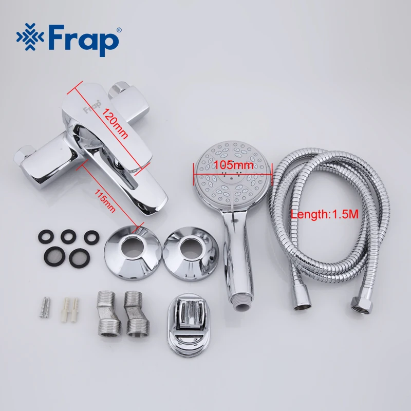 Frap 1 Set Modern Style Bathroom Faucet Cold and Hot Water Mixer Tap Single Handle F3070