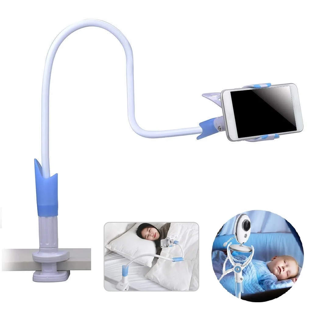 

Multifunction Universal Phone Holder Stand Bed Lazy Cradle Long Arm Adjustable Baby Monitor Wall Mount Camera Support Shelf