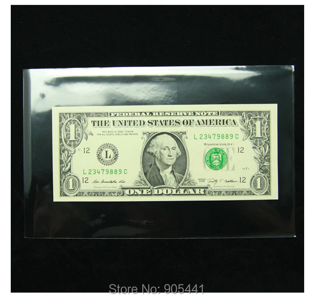 100pcs Big Size Paper Money Currency Stamp Postcard Sleeves 19CM*13.2CM Holders coin stamp holders
