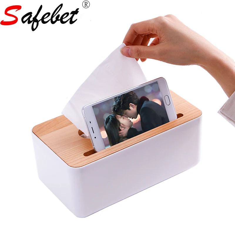 plastic square mobile phone slot storage tissue box plastic square mobile phone slot storage tissue box