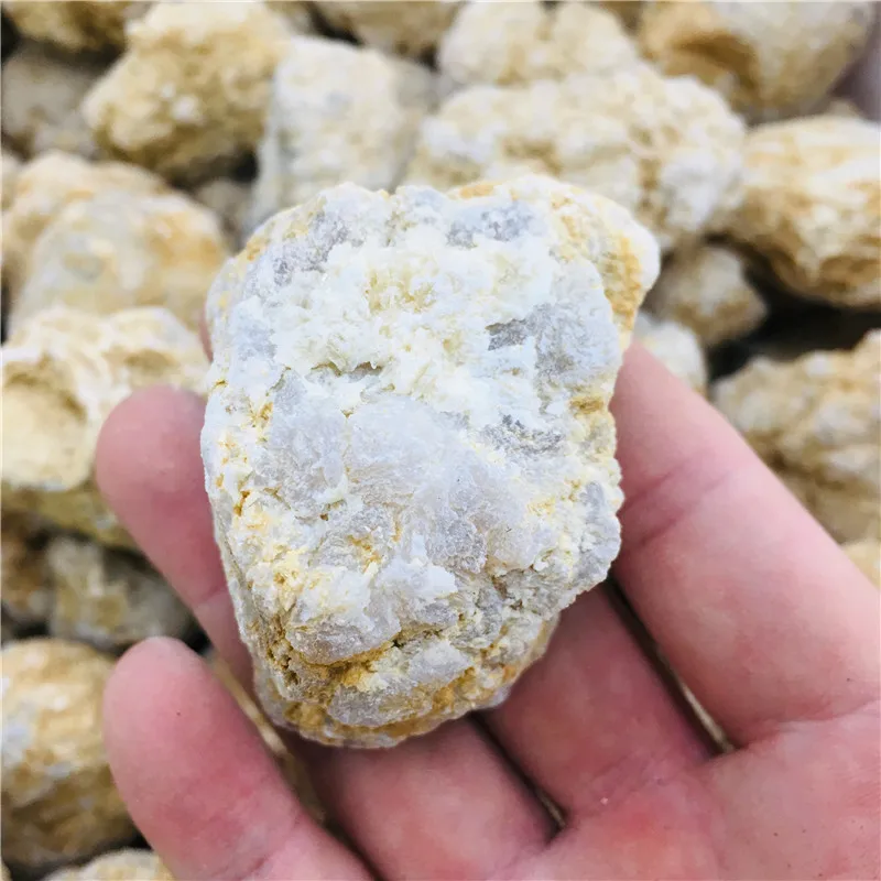 Natural unopened agate geode Rock Agate crystal stone Teaching specimen 3