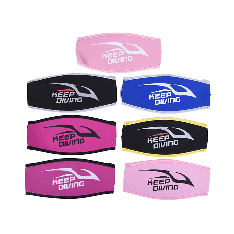 Neoprene 5Colors Diving Mask Head Strap Cover Mask Padded For Added Comfort Equipment Tool Protect Long Hair Band Strap-Wrapper
