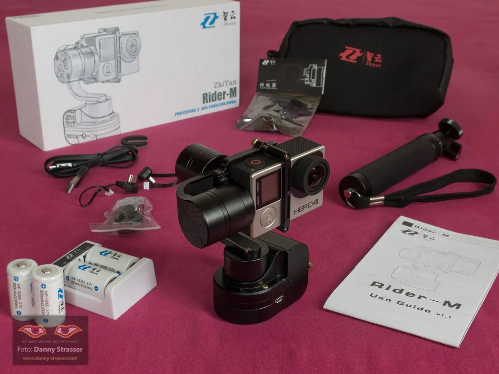 Free Gifts Zhiyun Z1 Rider M 3 Axle Wearable Camera Gimbal For Gopro 5 3 4 Xiaomi Yi Sjcam With App Wireless Remote Control In Tripod Heads From Consumer Electronics