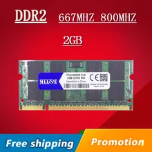 Ноутбук MLLSE 2 ГБ 4 ГБ ddr2 667 МГц PC2-5300 sodimm, ddr2 ram 2 Гб 667 dimm notebook, оперативная память ddr2 2 ГБ 800 МГц pc2-6400 sdram