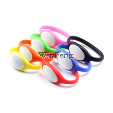 100 шт./лот TK4100 EM4100 125 кГц RFID Силиконовый Водонепроницаемый браслет Браслеты для Система контроля доступа