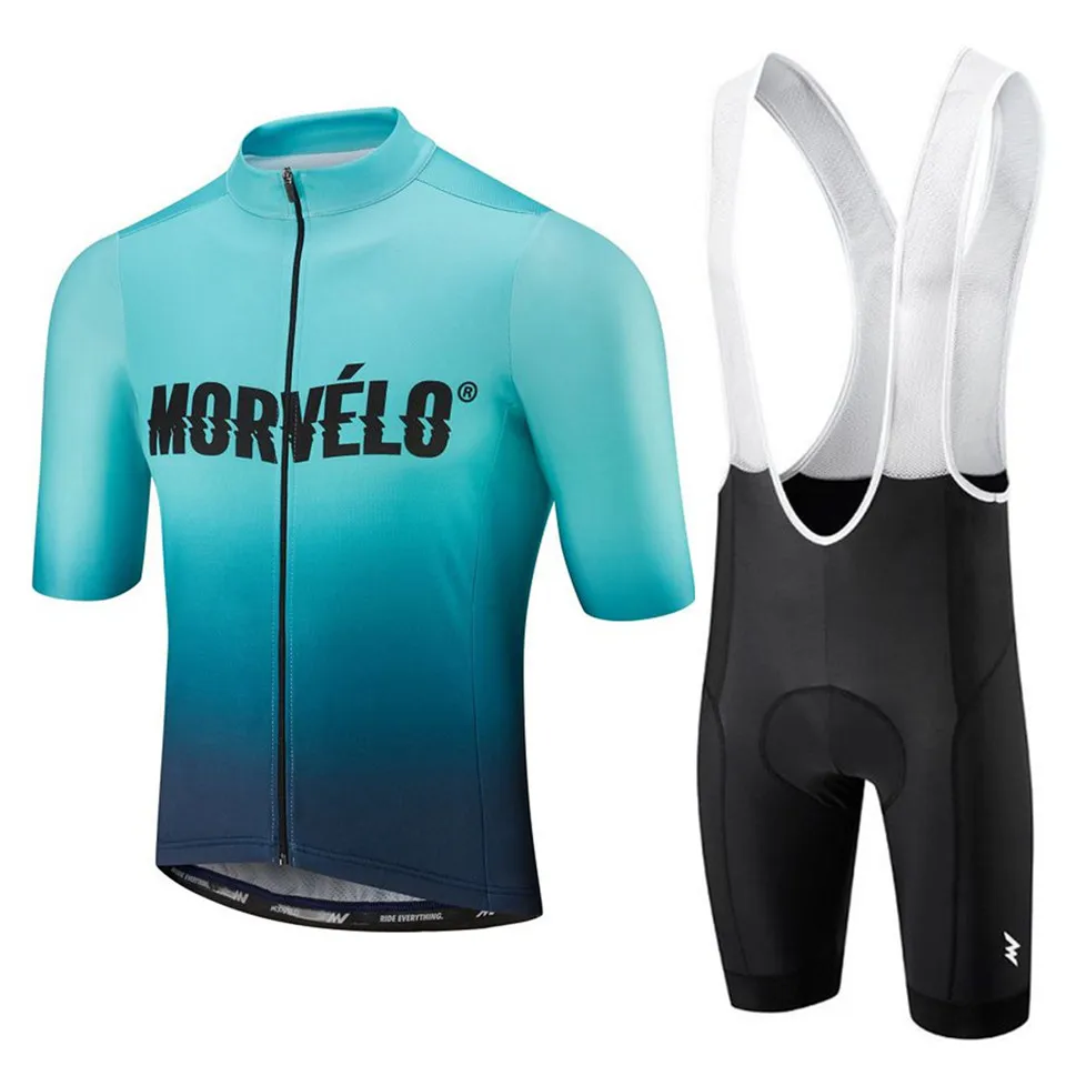 Командная одежда Morvelo для велоспорта, 3d-гелевые накладки, нагрудник, шорты для велоспорта, набор из Джерси, быстросохнущие Мужские дышащие шорты pro Maillot Culotte - Цвет: No.5