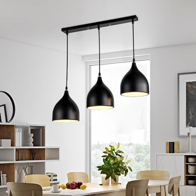 Us 25 94 21 Off Modern Ceiling Lamp Metal Led Pendant Lights For Home Restaurant Dining Room Kitchen Island Lighting Fixtures Decoration In Pendant