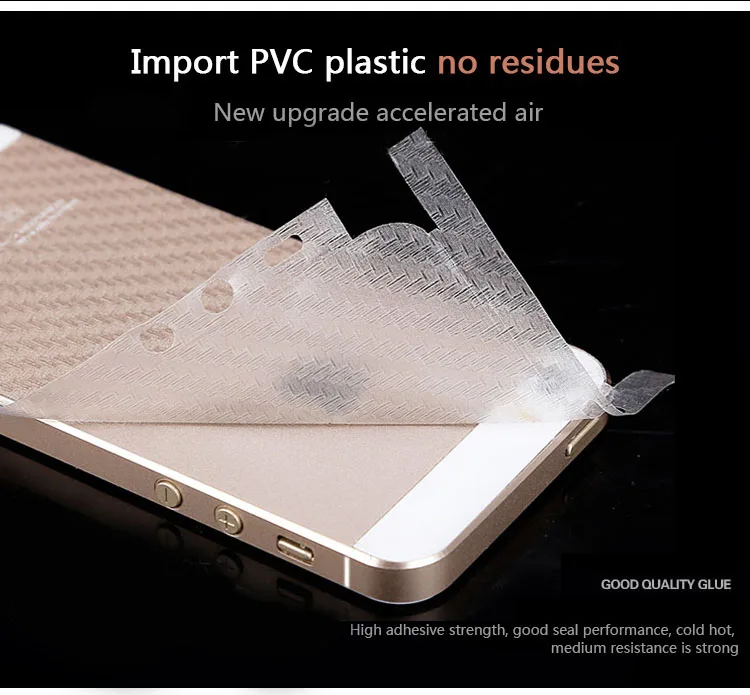 2016NEW matte transparent back film stickers for iphone 44s55sin mobile screen protector highscreen (4)