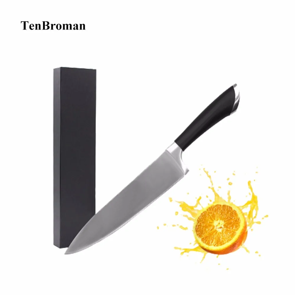 TENBROMAN Kitchen Stainless Steel Japanese Style Chef Knife Cutting