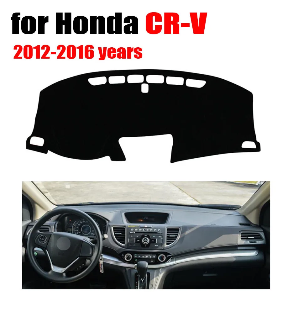 RKAC Car dashboard cover For Honda CR V 2012 2016 years left hand drive