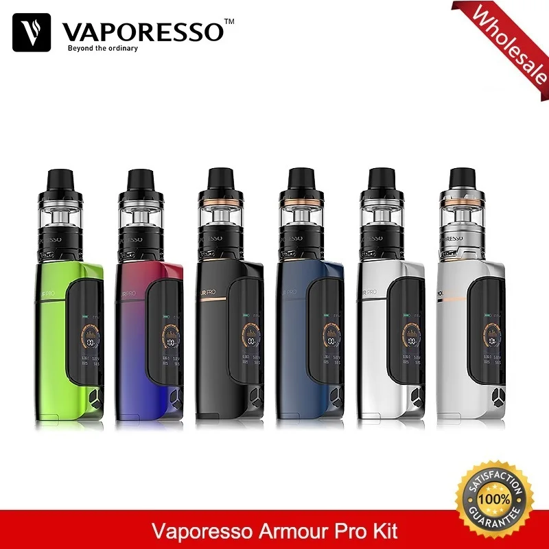 

E-Cigarette Vaporesso Armour Pro Kit 100W Box Mod 18650 with Cascade Baby Vape 5ML Tank Atomizer Vaporizer Eletronic Cigarette