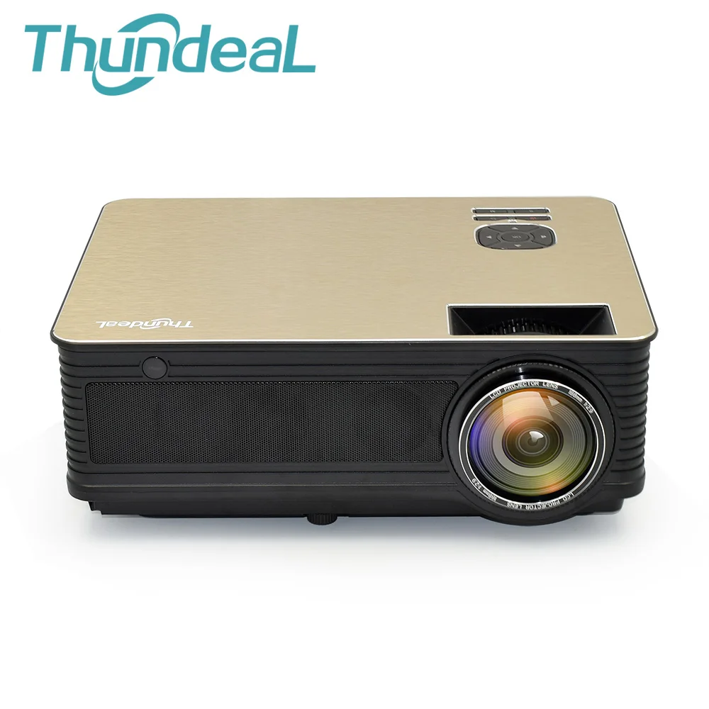 ThundeaL M5 HD Projector 4000 Lumens Android 6.0 WiFi Bluetooth LED Projector (Optional) Support 1080P TV HDMI VGA 3D Projector